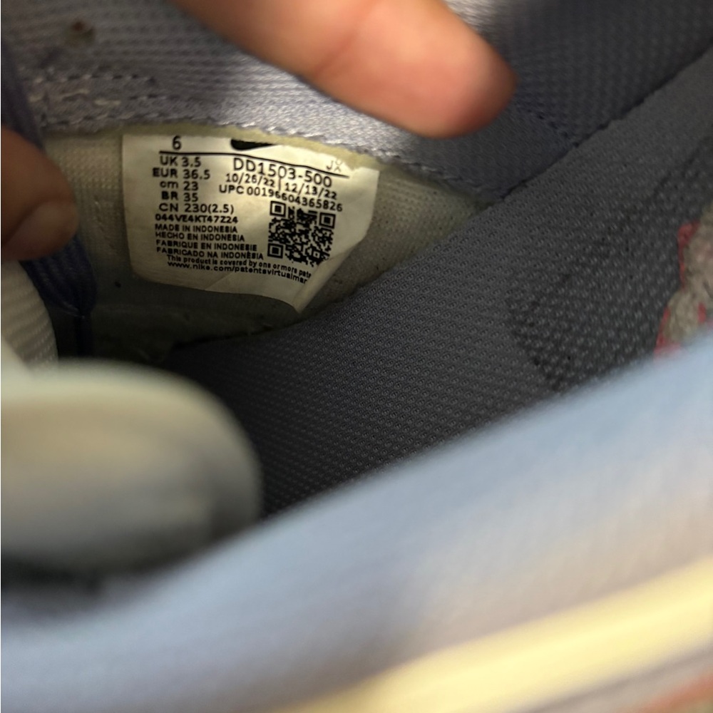 Nike Women's Lavender and Pink Sneakers - Picture 3 of 3